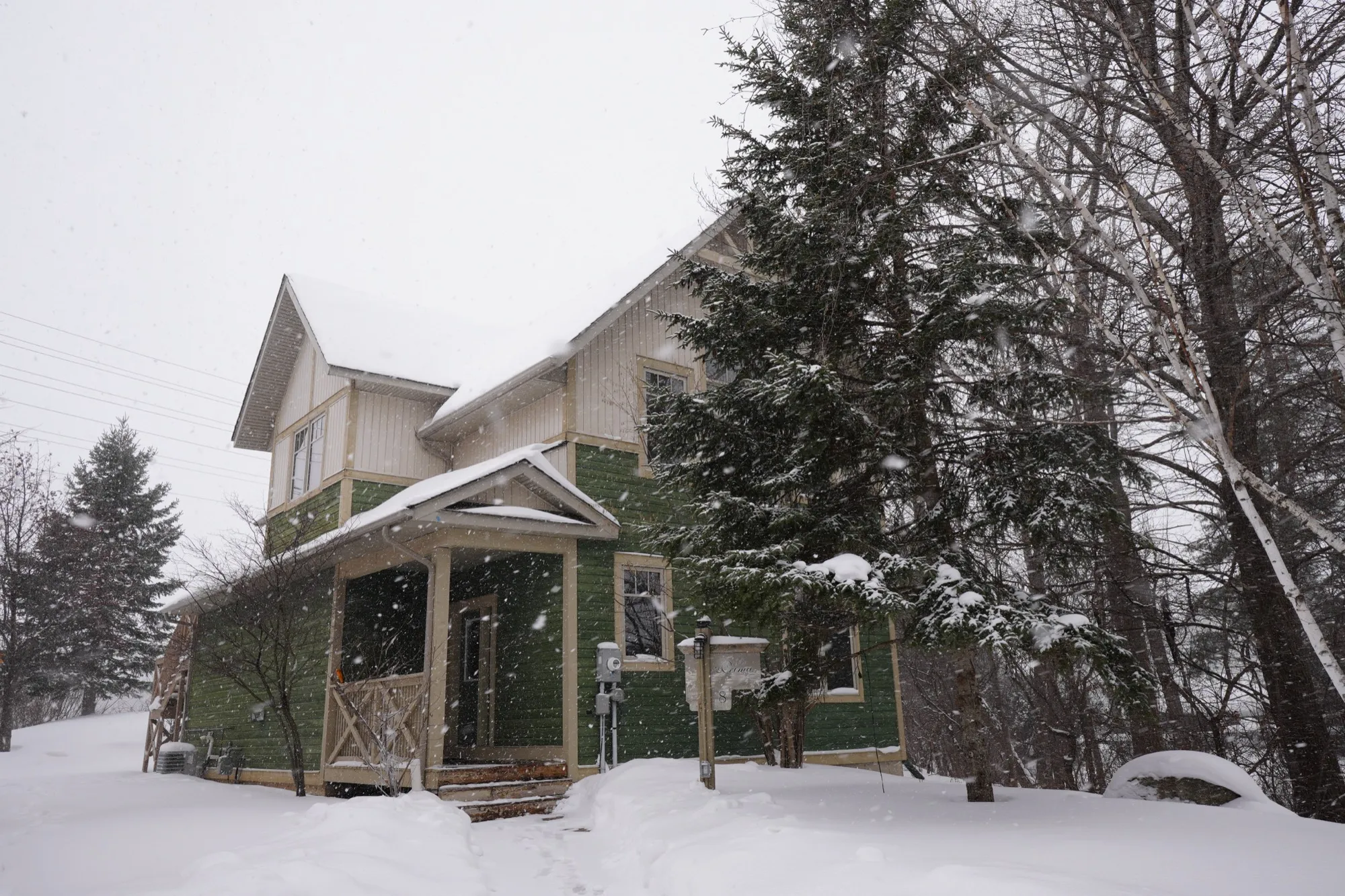 The Prima exterior winter view - Blue Mountain chalet