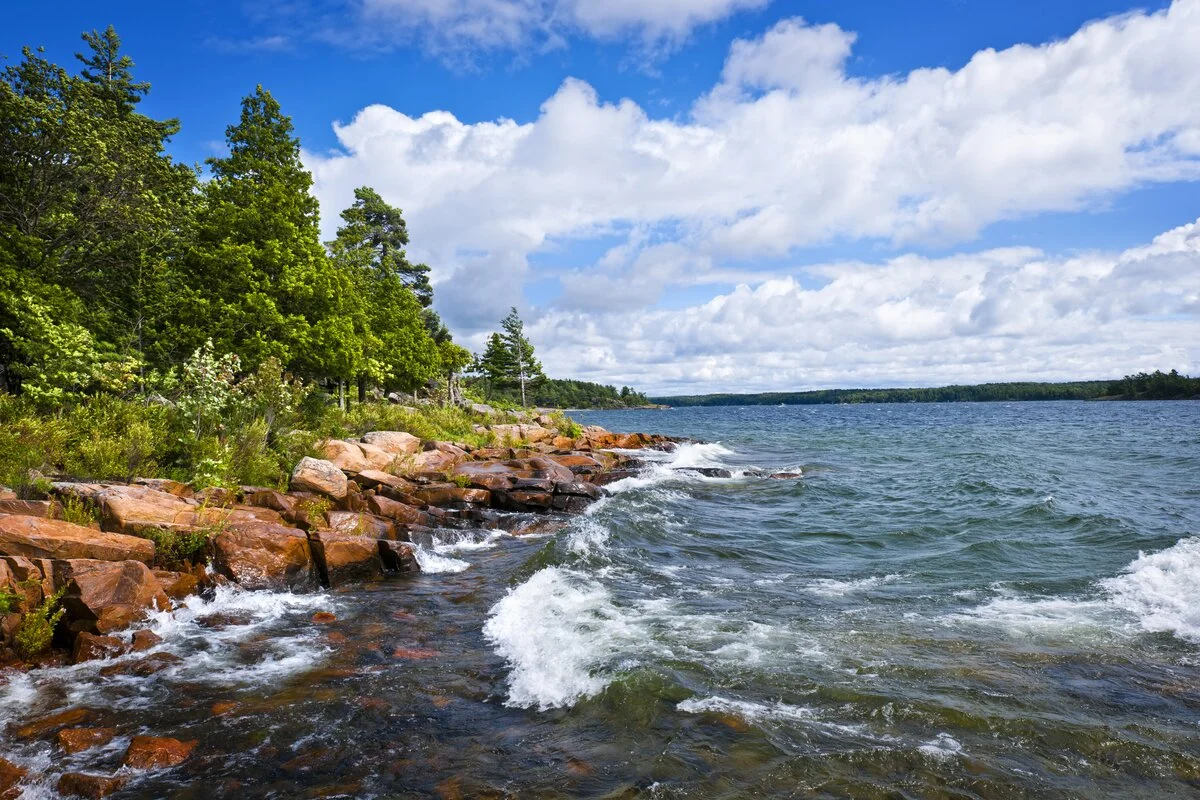 Georgian Bay rocky shoreline