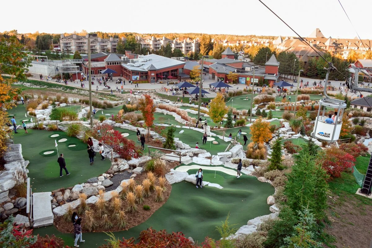 Mini golf at Blue Mountain Village